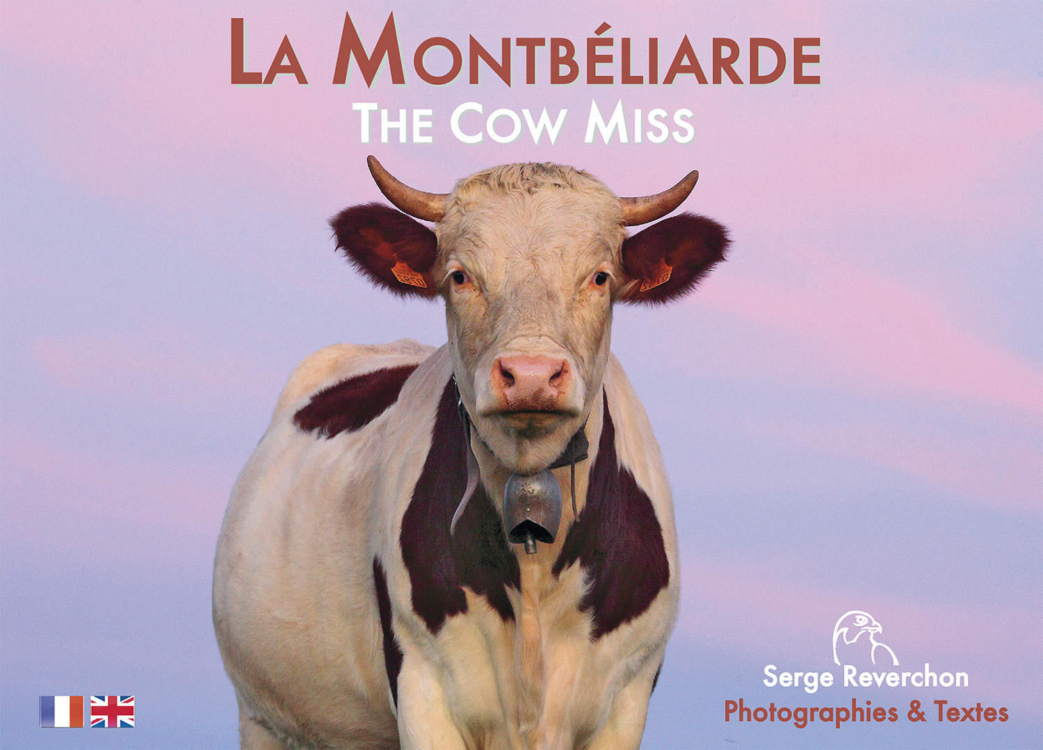 couverture livre the cow miss vache montbéliarde serge reverchon Jura Doubs Franche comté photographe photographie. image